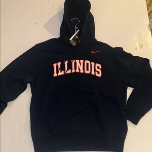 Nike Illinois Hoodie in Navy Blue